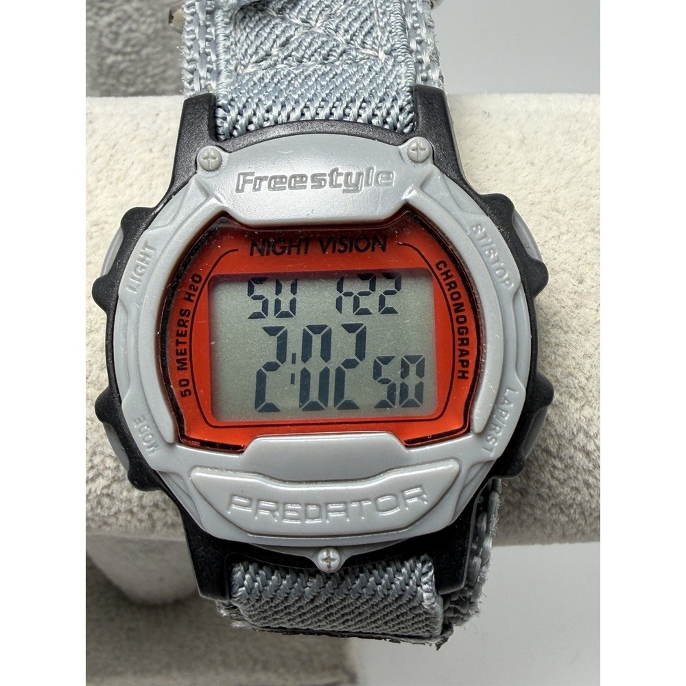 Freestyle Predator 308 New Battery Mens Digital Watch 38MM 7.5" Nylon Band